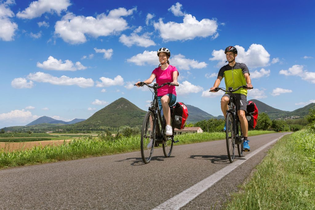 people who ride bicycles