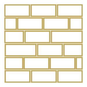 Pattern rettangoli per la stanza del sale dell'hotel